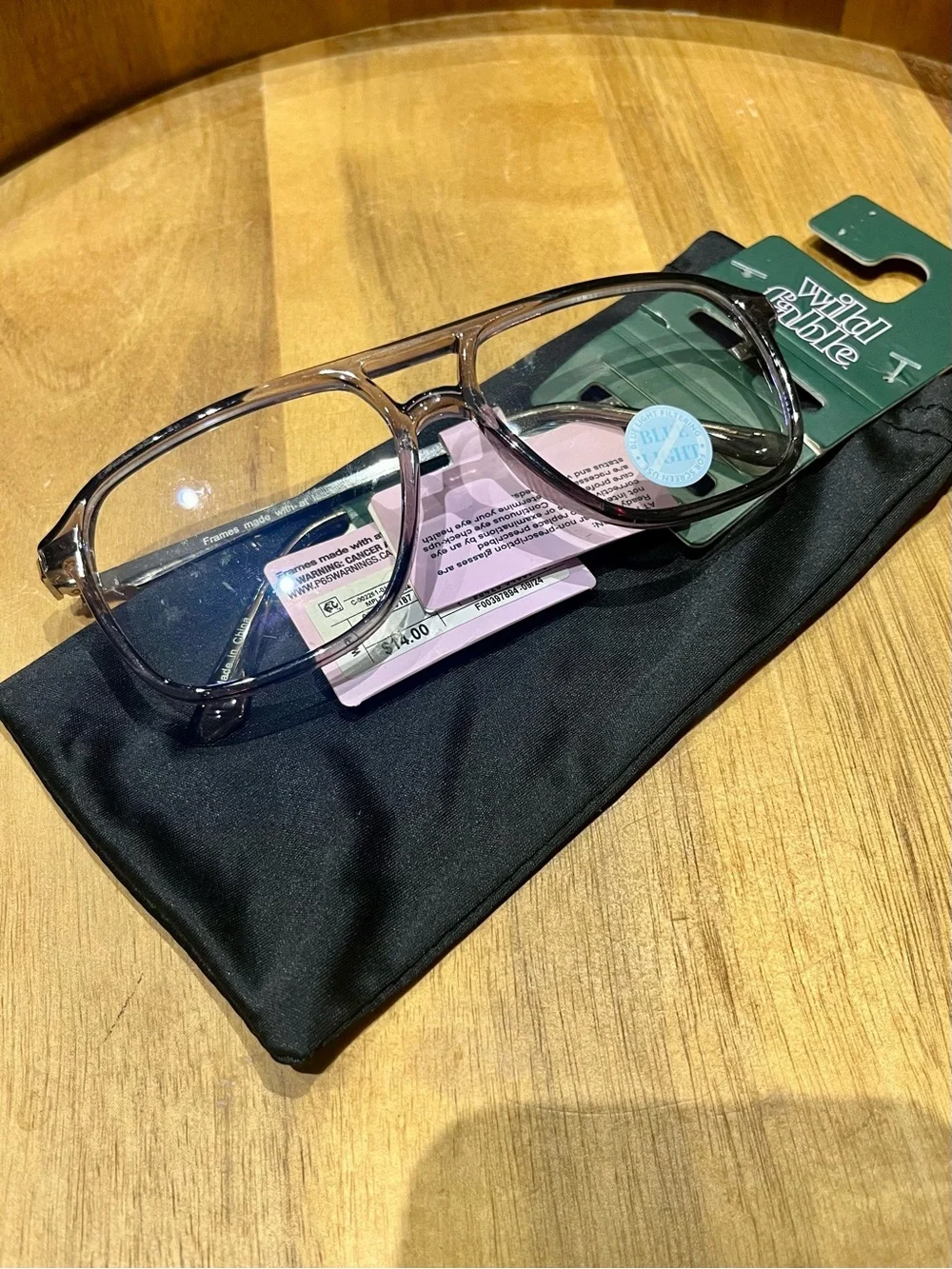 Wild Fable - Translucent Brown Tinted Framed Blue Light Filtering Glasses